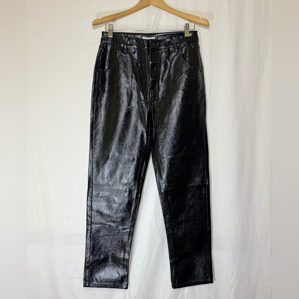 BP Shiny Black Pants